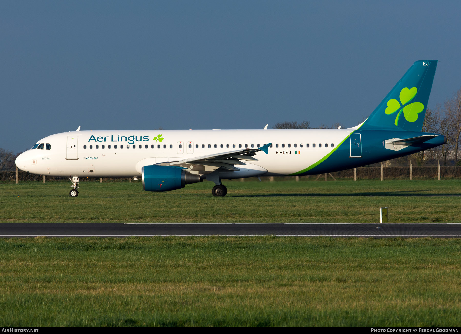 Aircraft Photo of EI-DEJ | Airbus A320-214 | Aer Lingus | AirHistory.net #547174