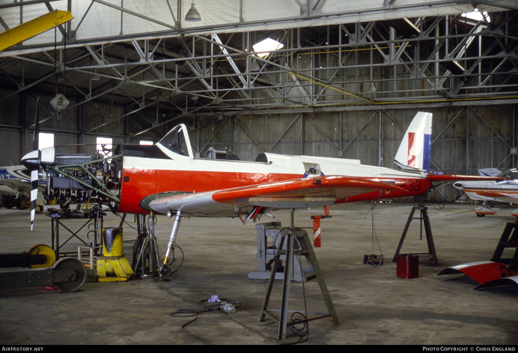 Aircraft Photo of WP833 | De Havilland DHC-1 Chipmunk T10 | UK - Air Force | AirHistory.net #547179