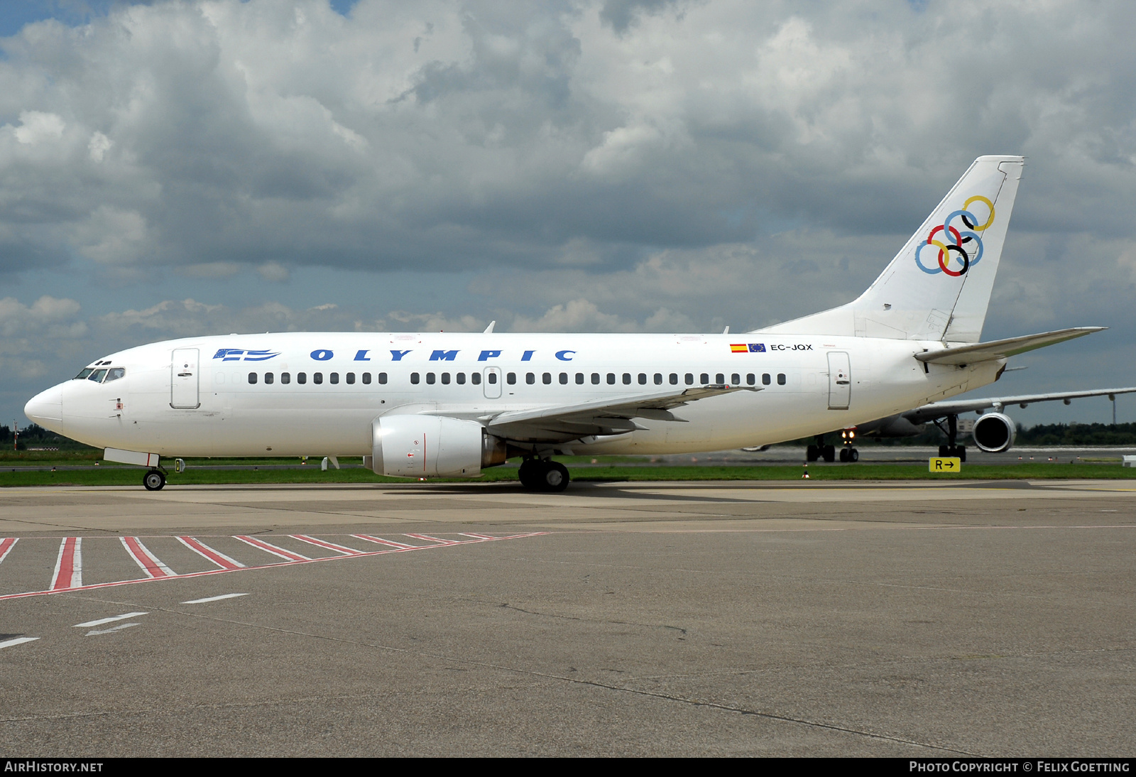 Aircraft Photo of EC-JQX | Boeing 737-329 | Olympic | AirHistory.net #547183