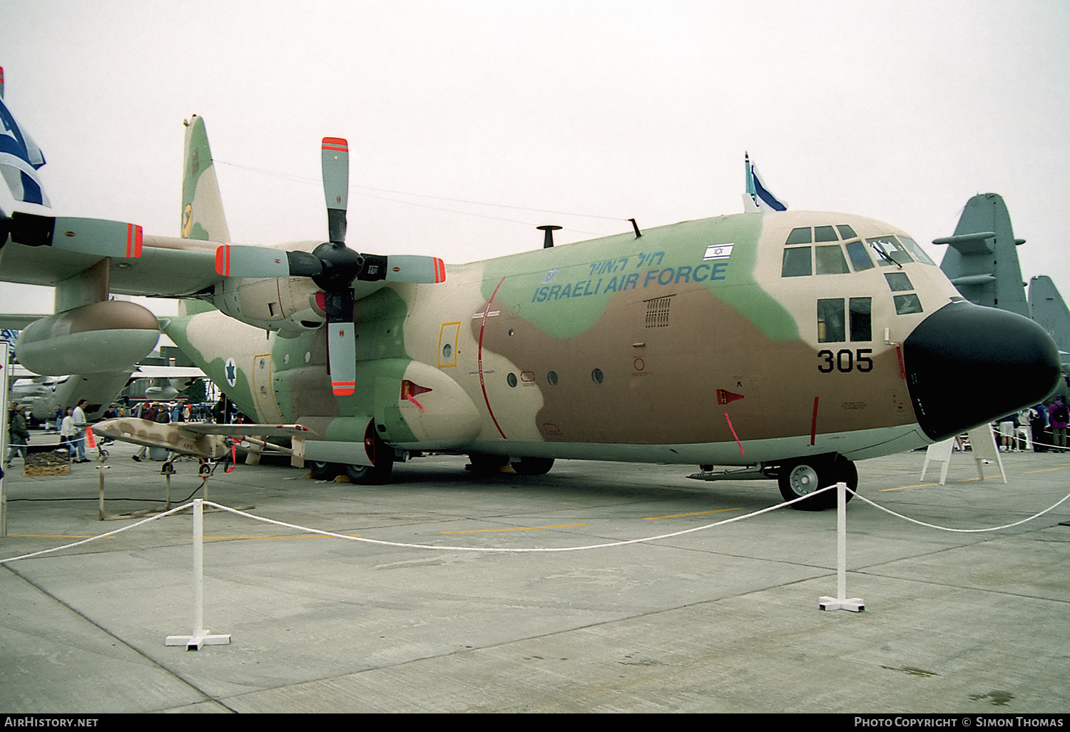 Aircraft Photo of 305 | Lockheed C-130E Hercules (L-382) (Karnaf) | Israel - Air Force | AirHistory.net #547220