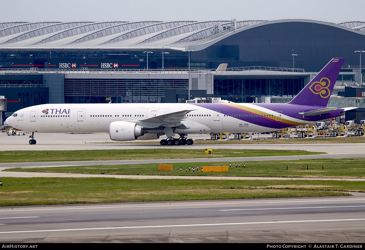 Aircraft Photo of HS-TKP | Boeing 777-3AL/ER | Thai Airways International | AirHistory.net #547233