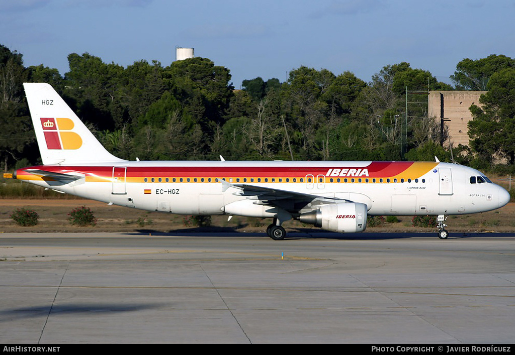 Aircraft Photo of EC-HGZ | Airbus A320-214 | Iberia | AirHistory.net #547247