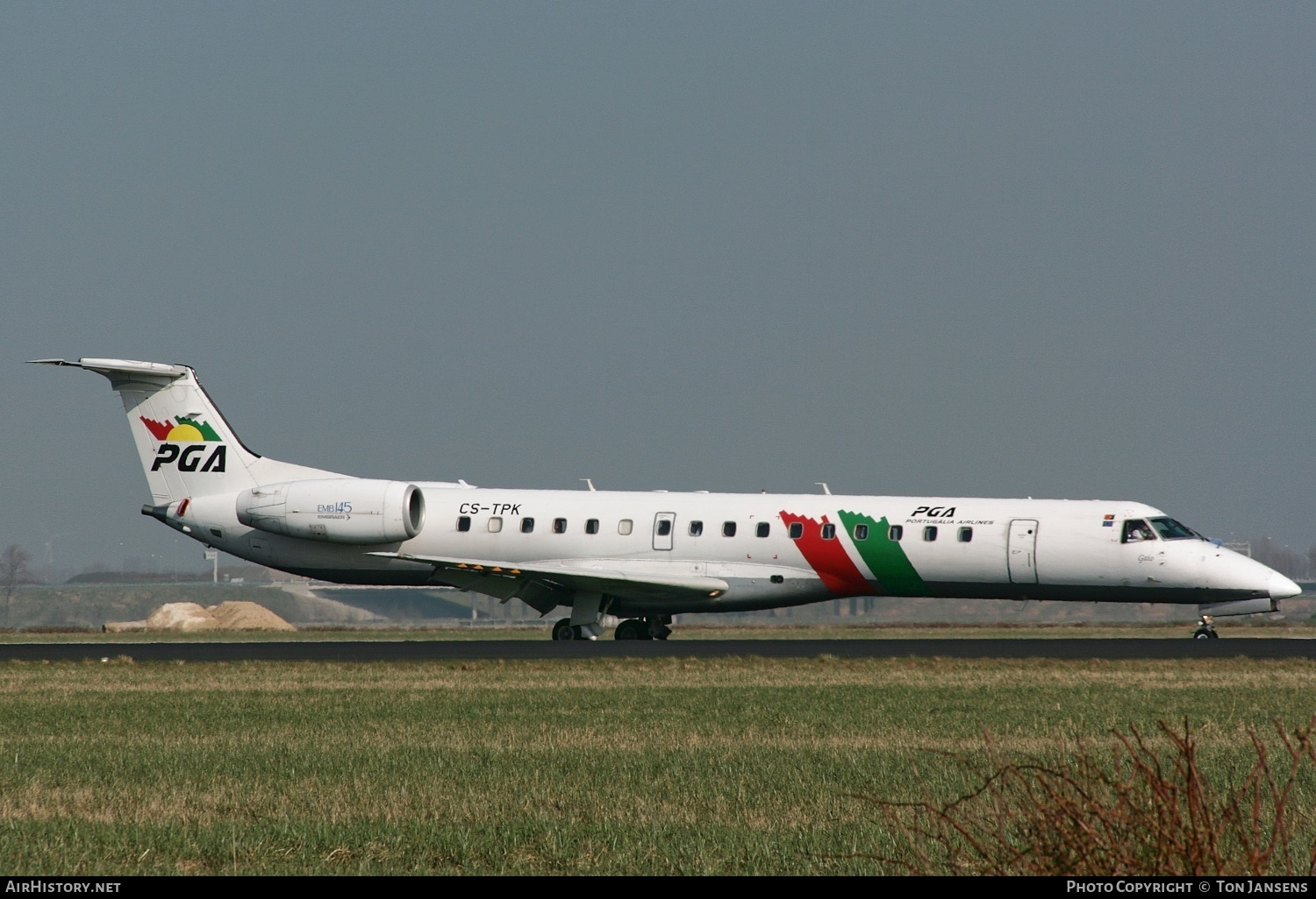 Aircraft Photo of CS-TPK | Embraer ERJ-145EP (EMB-145EP) | Portugália Airlines - PGA | AirHistory.net #547261