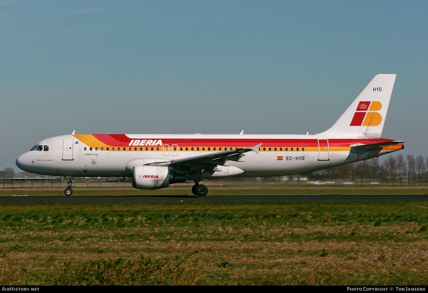 Aircraft Photo of EC-HYD | Airbus A320-214 | Iberia | AirHistory.net #547268