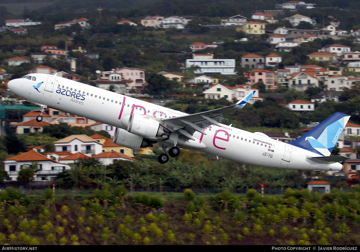 Aircraft Photo of CS-TSI | Airbus A321-253NX | Azores Airlines | AirHistory.net #547295