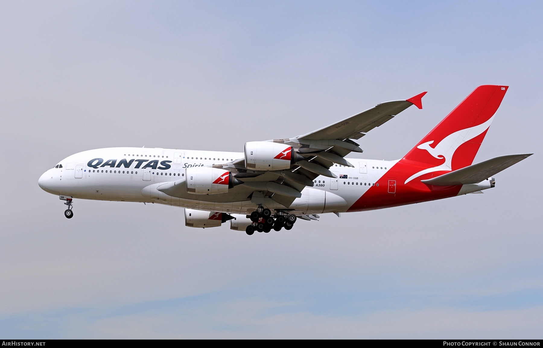 Aircraft Photo of VH-OQB | Airbus A380-842 | Qantas | AirHistory.net #547303