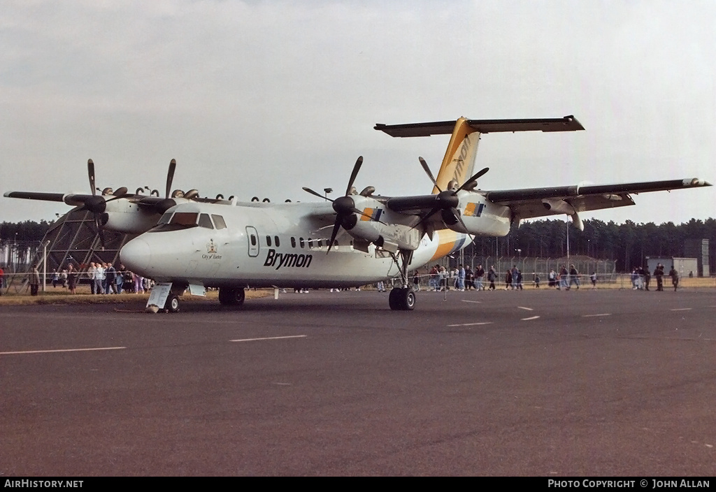 Aircraft Photo of G-BRYD | De Havilland Canada DHC-7-110 Dash 7 | Brymon Airways | AirHistory.net #547305