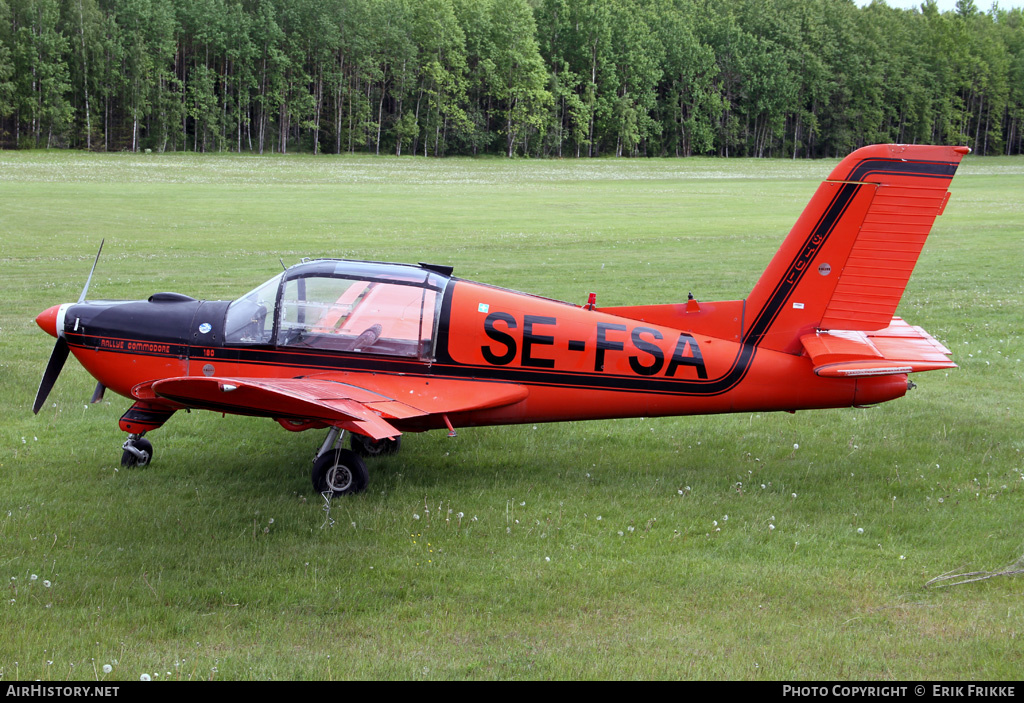 Aircraft Photo of SE-FSA | Socata MS-893A Rallye Commodore 180 | AirHistory.net #547318