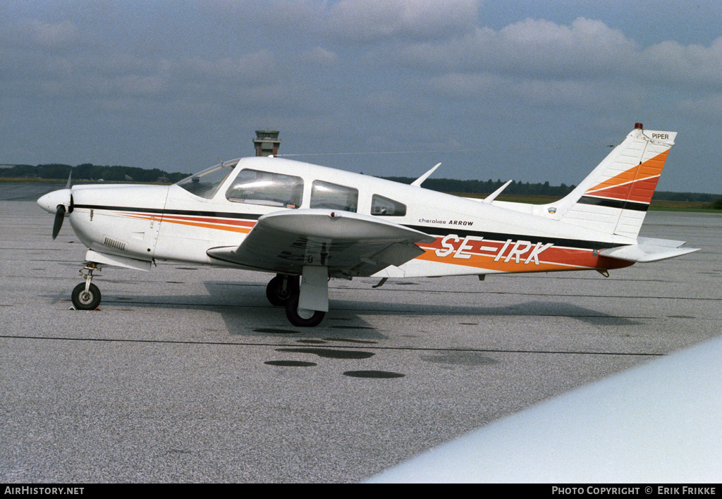 Aircraft Photo of SE-IRK | Piper PA-28R-200 Cherokee Arrow II | AirHistory.net #547324