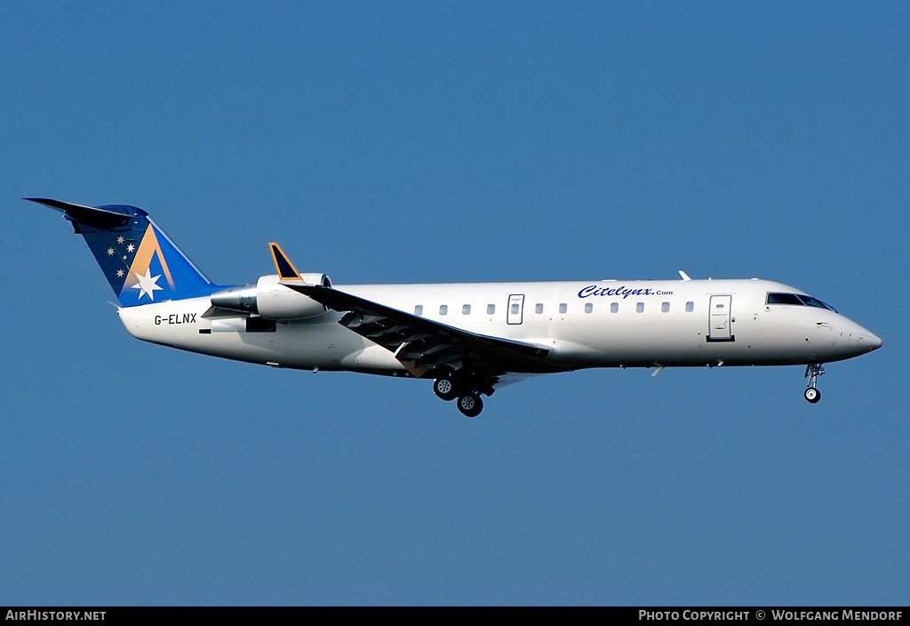 Aircraft Photo of G-ELNX | Bombardier CRJ-200ER (CL-600-2B19) | Citelynx | AirHistory.net #547336