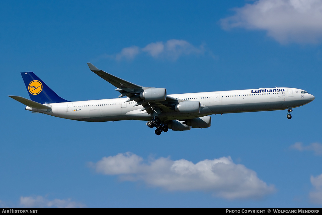 Aircraft Photo of D-AIHK | Airbus A340-642 | Lufthansa | AirHistory.net #547351