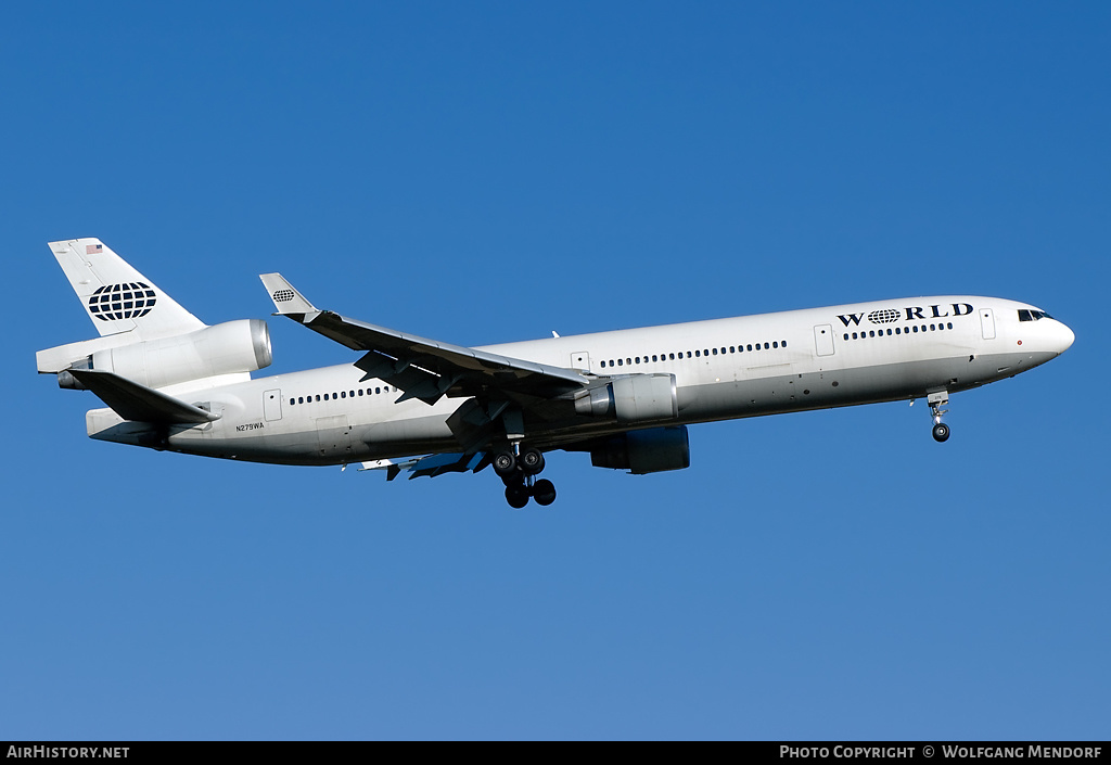 Aircraft Photo of N279WA | McDonnell Douglas MD-11 | World Airways | AirHistory.net #547354