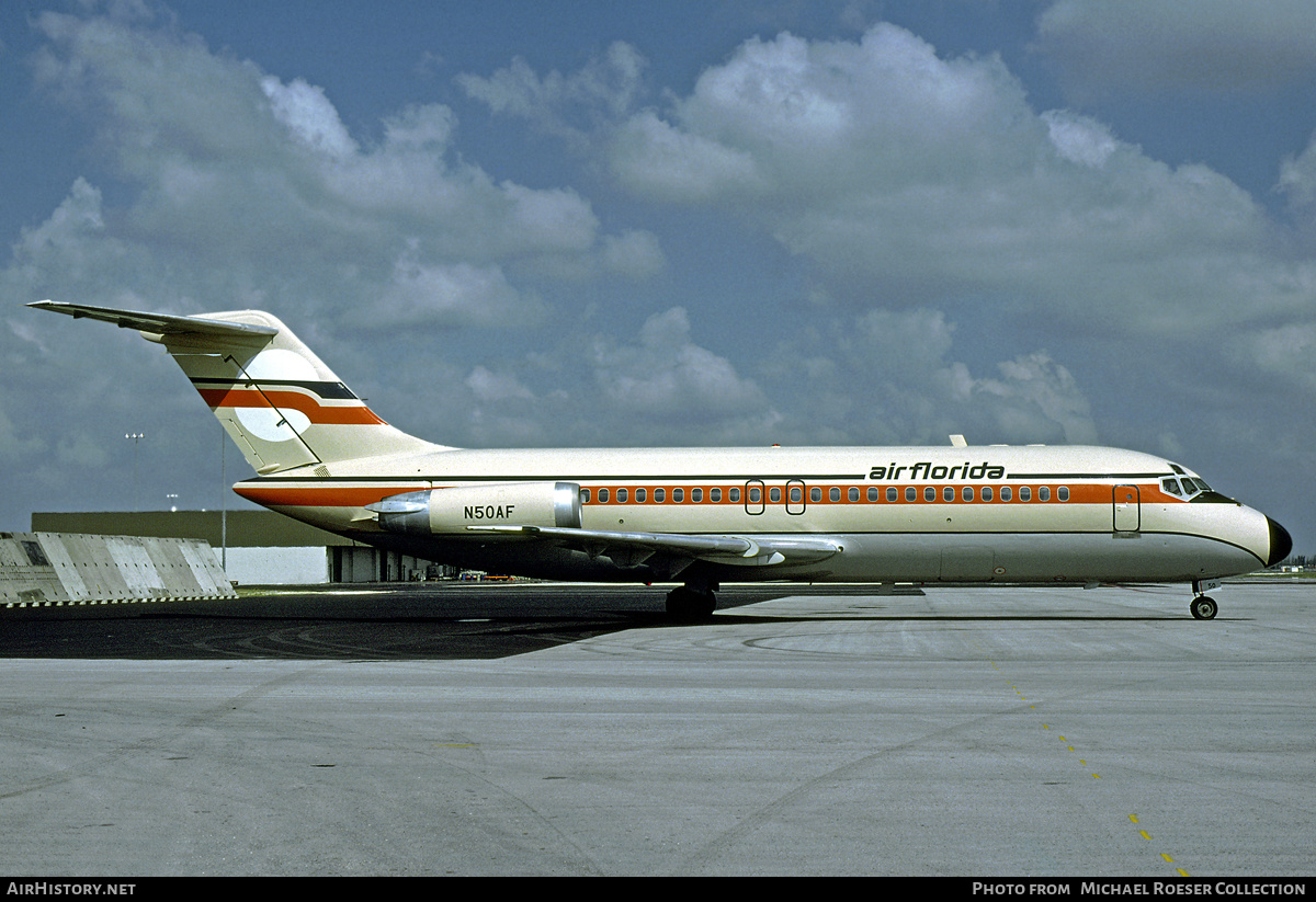 Aircraft Photo of N50AF | Douglas DC-9-15RC | Air Florida | AirHistory.net #547366
