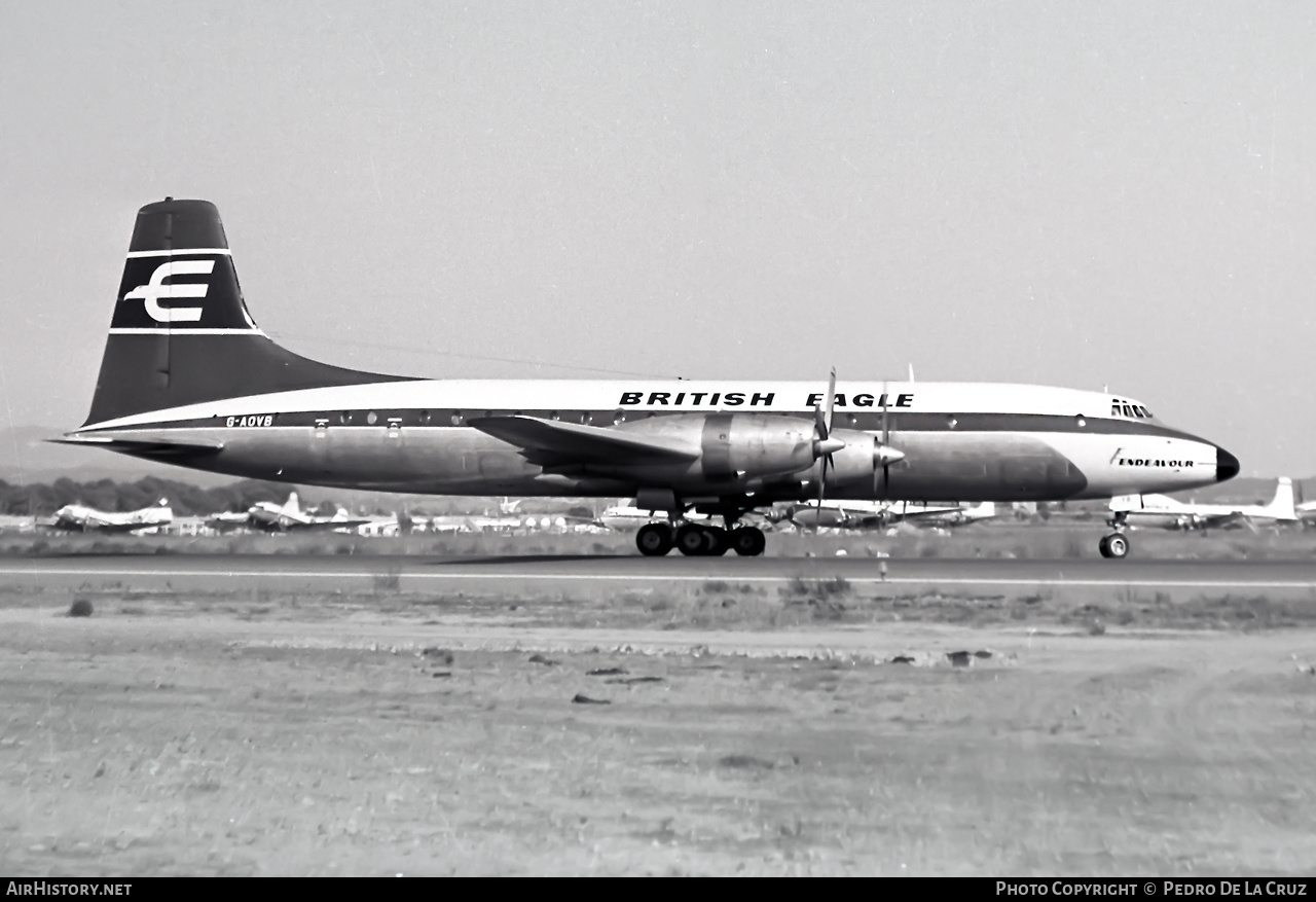 Aircraft Photo of G-AOVB | Bristol 175 Britannia 312 | British Eagle International Airlines | AirHistory.net #547368
