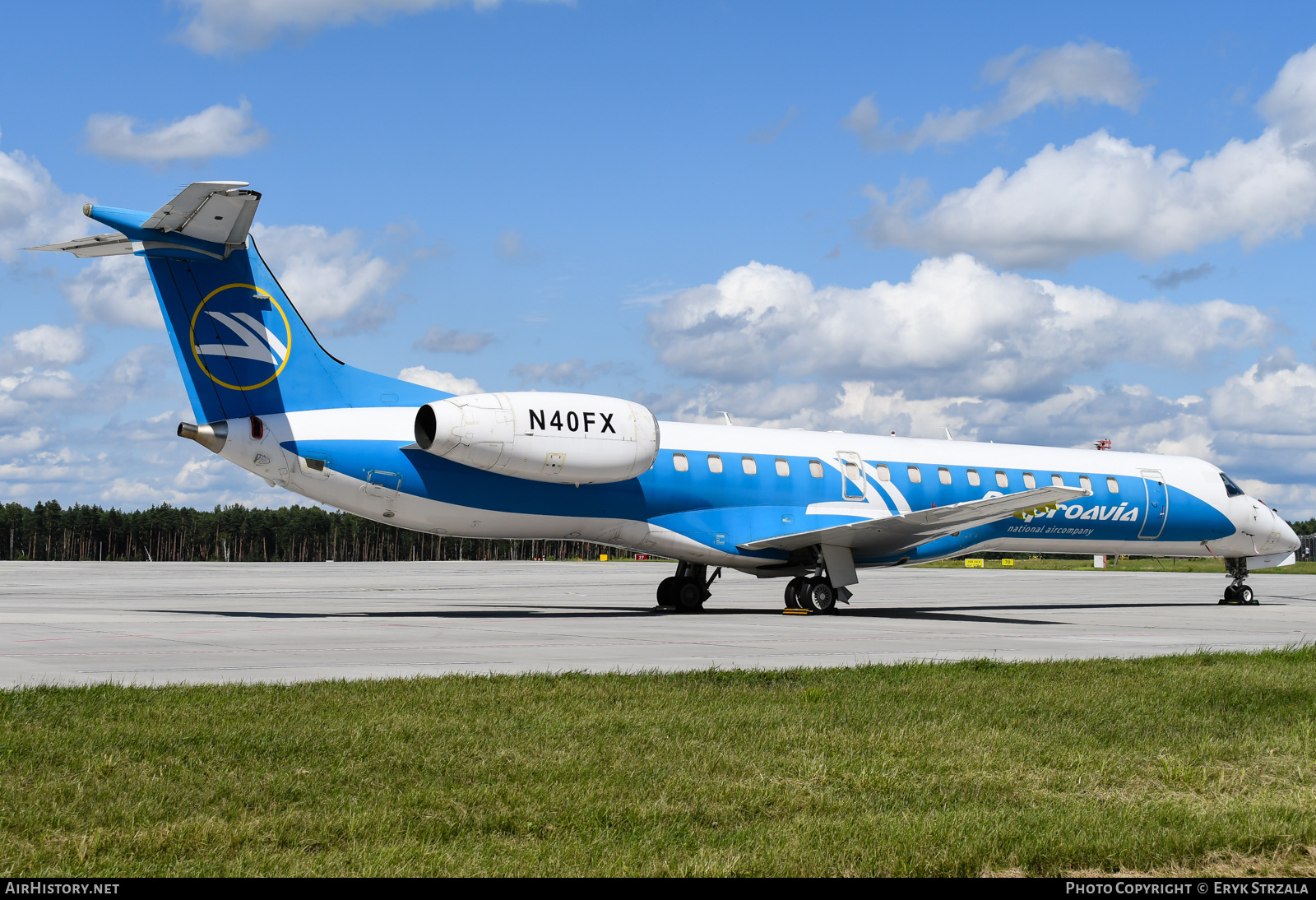 Aircraft Photo of N40FX | Embraer ERJ-145LR (EMB-145LR) | Dniproavia | AirHistory.net #547369