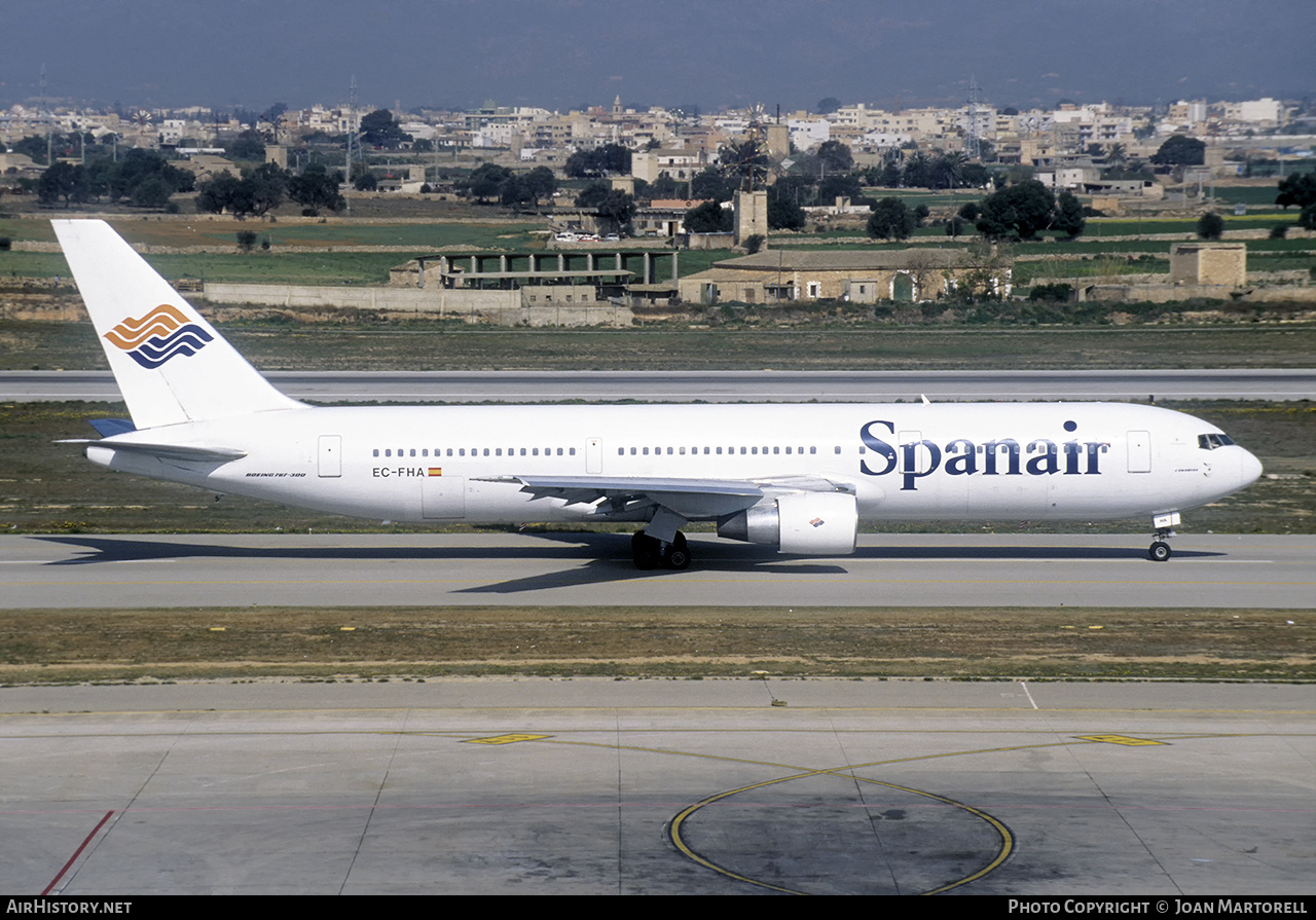 Aircraft Photo of EC-FHA | Boeing 767-3Y0/ER | Spanair | AirHistory.net #547471