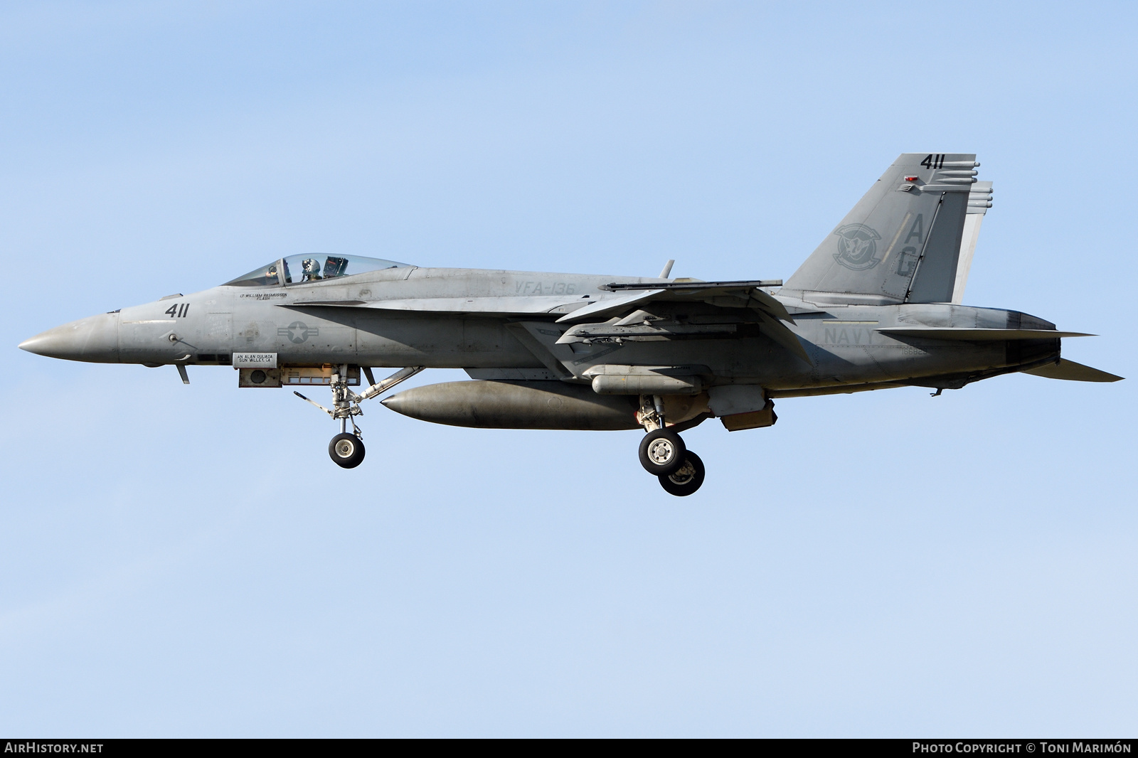 Aircraft Photo of 166829 | Boeing F/A-18E Super Hornet | USA - Navy | AirHistory.net #547480