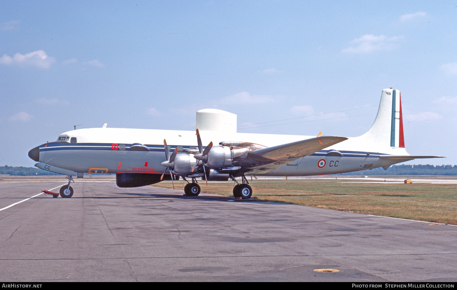 Aircraft Photo of 45446 / F-ZBCC | Douglas DC-7C AMOR | France - Air Force | AirHistory.net #547488