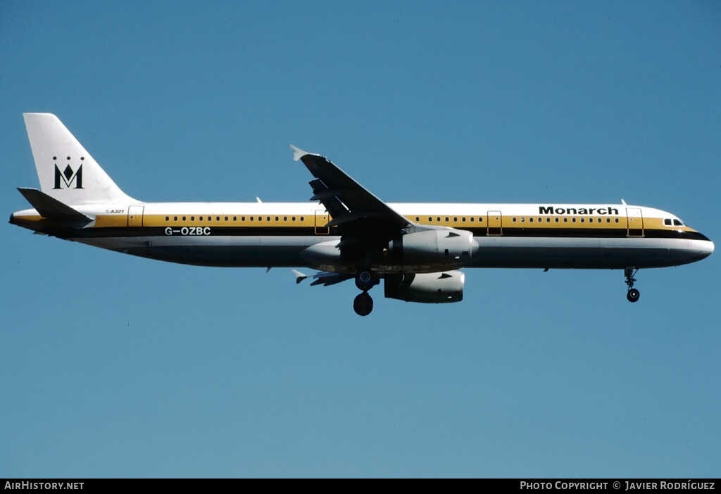 Aircraft Photo of G-OZBC | Airbus A321-231 | Monarch Airlines | AirHistory.net #547494