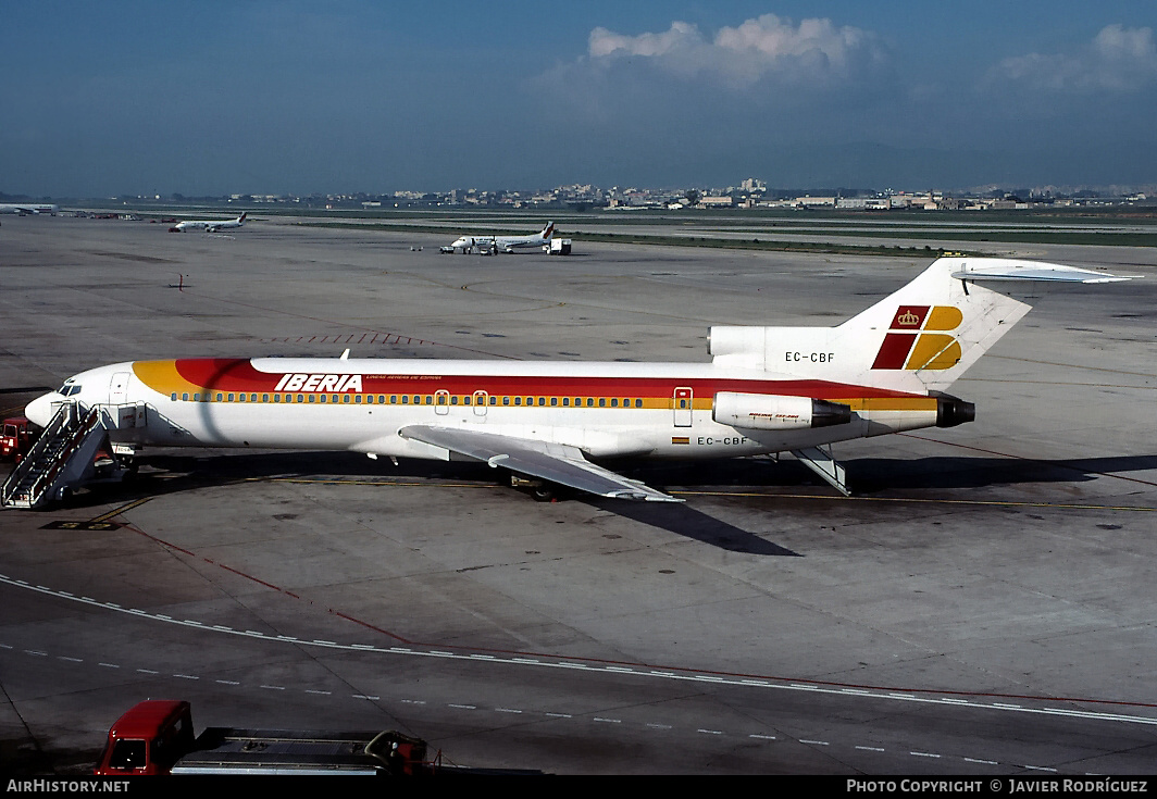 Aircraft Photo of EC-CBF | Boeing 727-256/Adv | Iberia | AirHistory.net #547496
