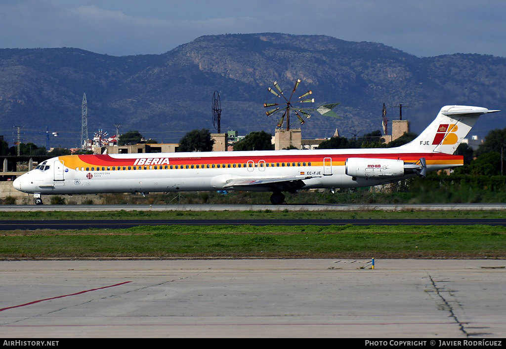 Aircraft Photo of EC-FJE | McDonnell Douglas MD-88 | Iberia | AirHistory.net #547511