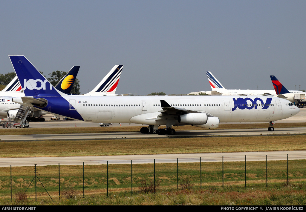 Aircraft Photo of F-GLZK | Airbus A340-313 | Joon | AirHistory.net #547514