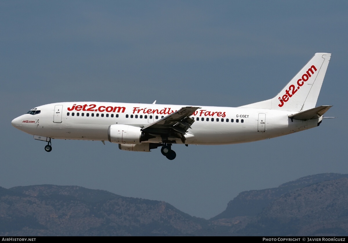 Aircraft Photo of G-CGET | Boeing 737-33A | Jet2 | AirHistory.net #547517