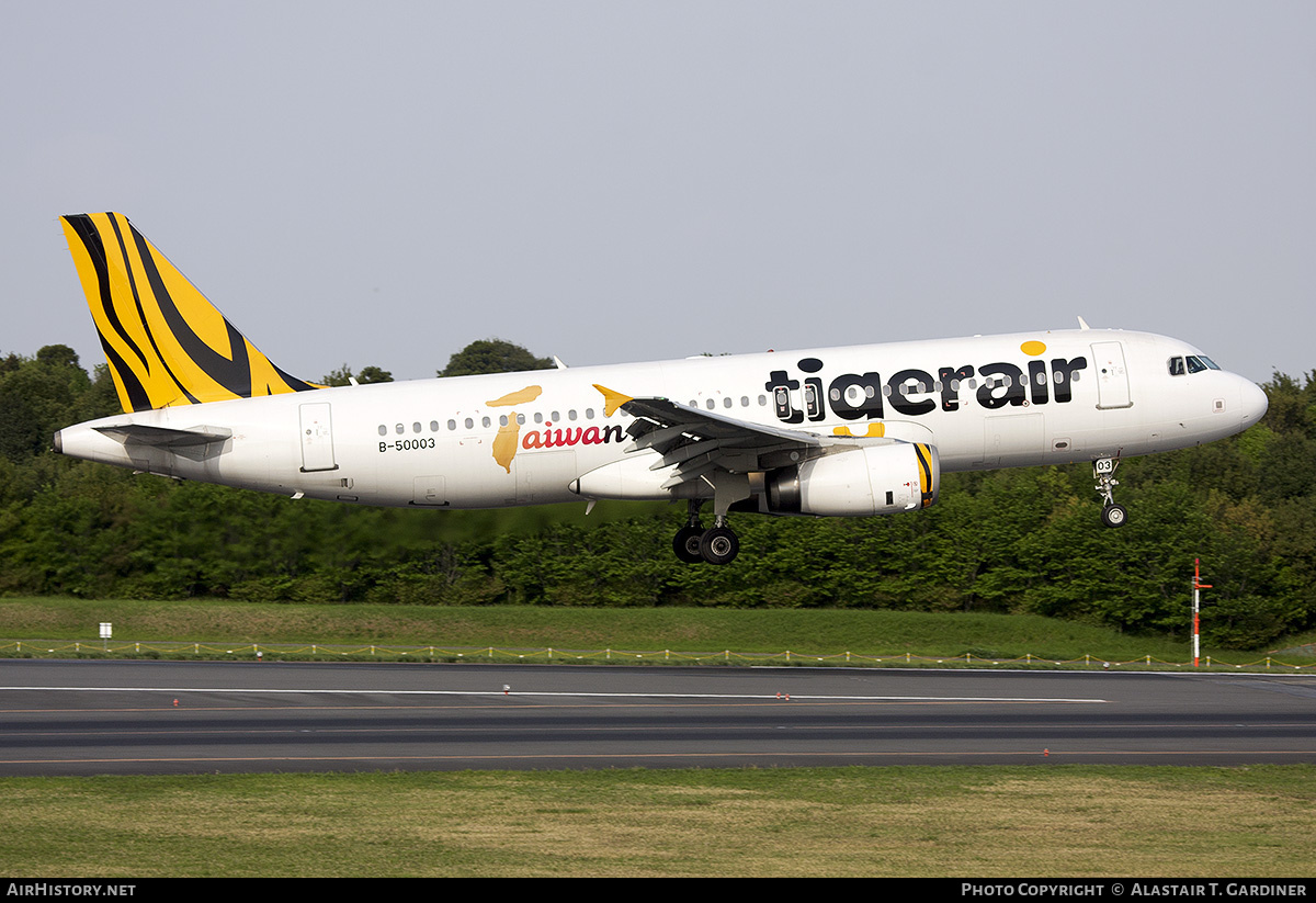Aircraft Photo of B-50003 | Airbus A320-232 | Tigerair Taiwan | AirHistory.net #547524