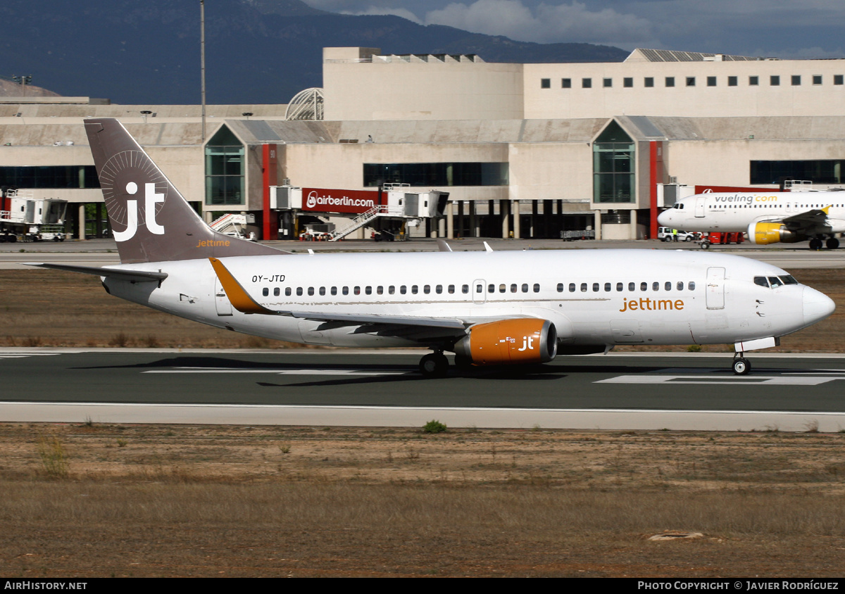 Aircraft Photo of OY-JTD | Boeing 737-3Y0 | Jettime | AirHistory.net #547528