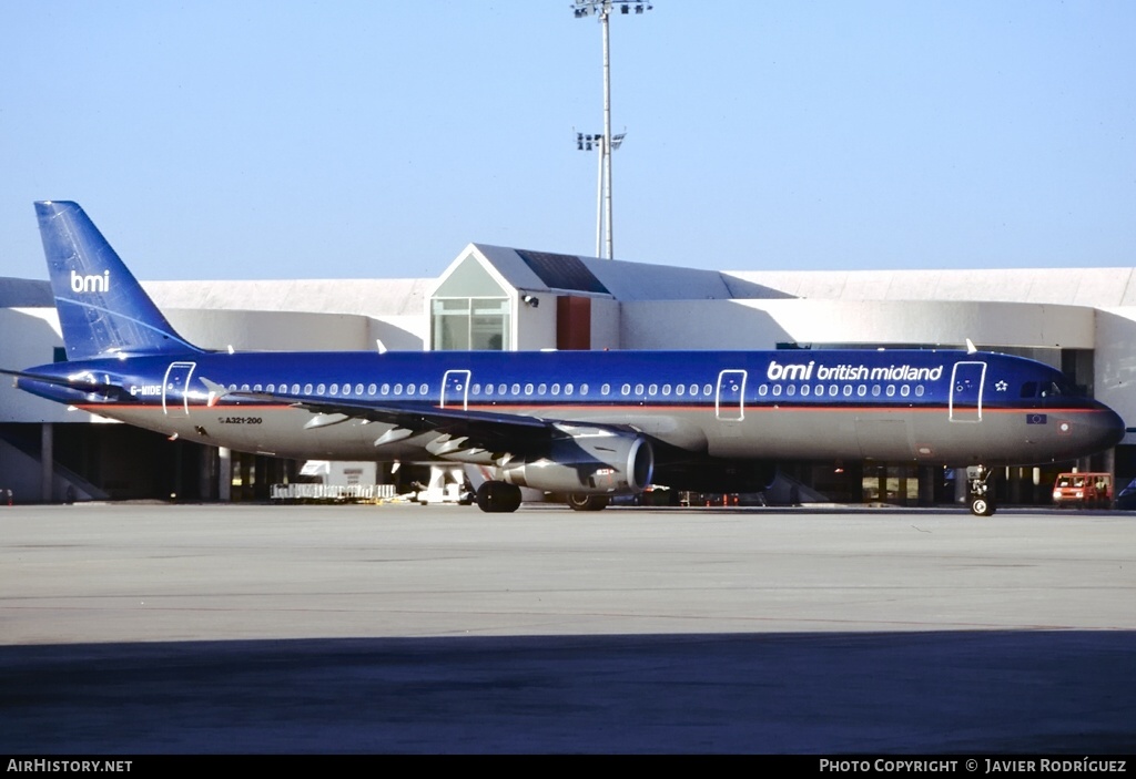 Aircraft Photo of G-MIDE | Airbus A321-231 | BMI - British Midland International | AirHistory.net #547542