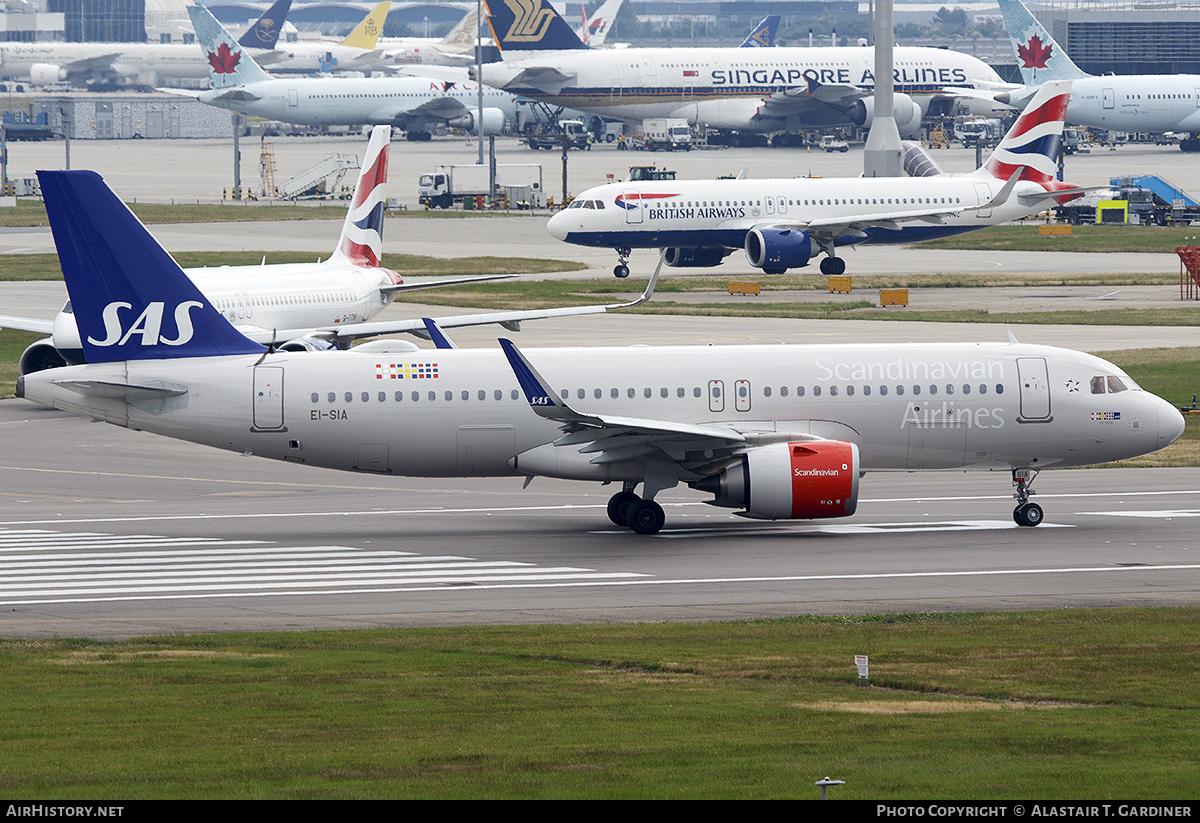 Aircraft Photo of EI-SIA | Airbus A320-251N | Scandinavian Airlines - SAS | AirHistory.net #547554