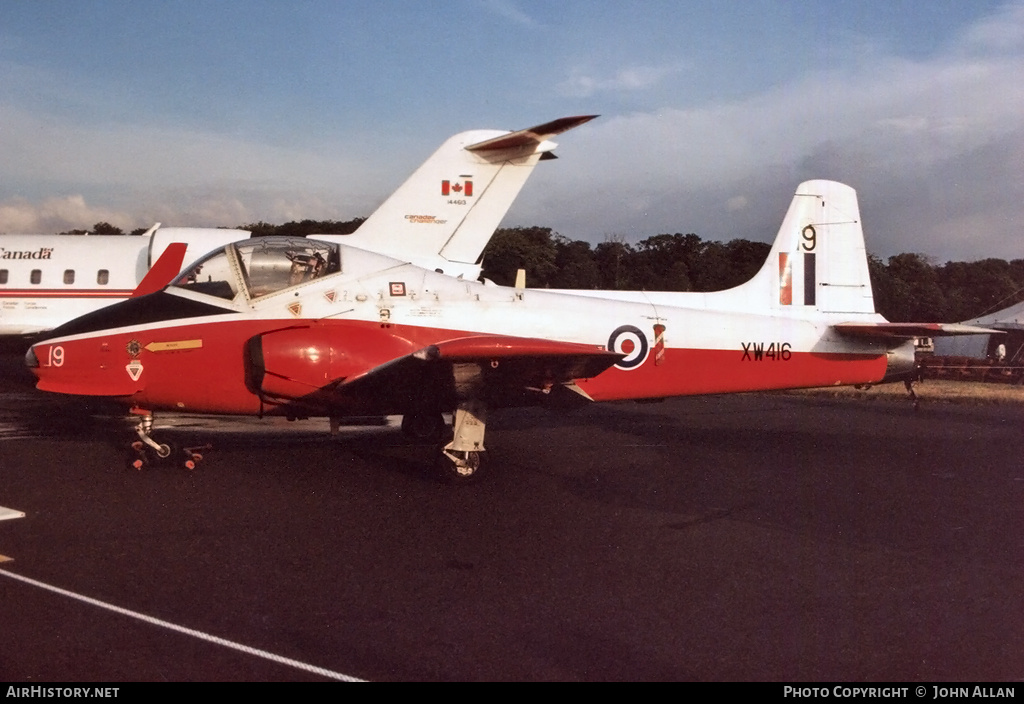 Aircraft Photo of XW416 | BAC 84 Jet Provost T5A | UK - Air Force | AirHistory.net #547583