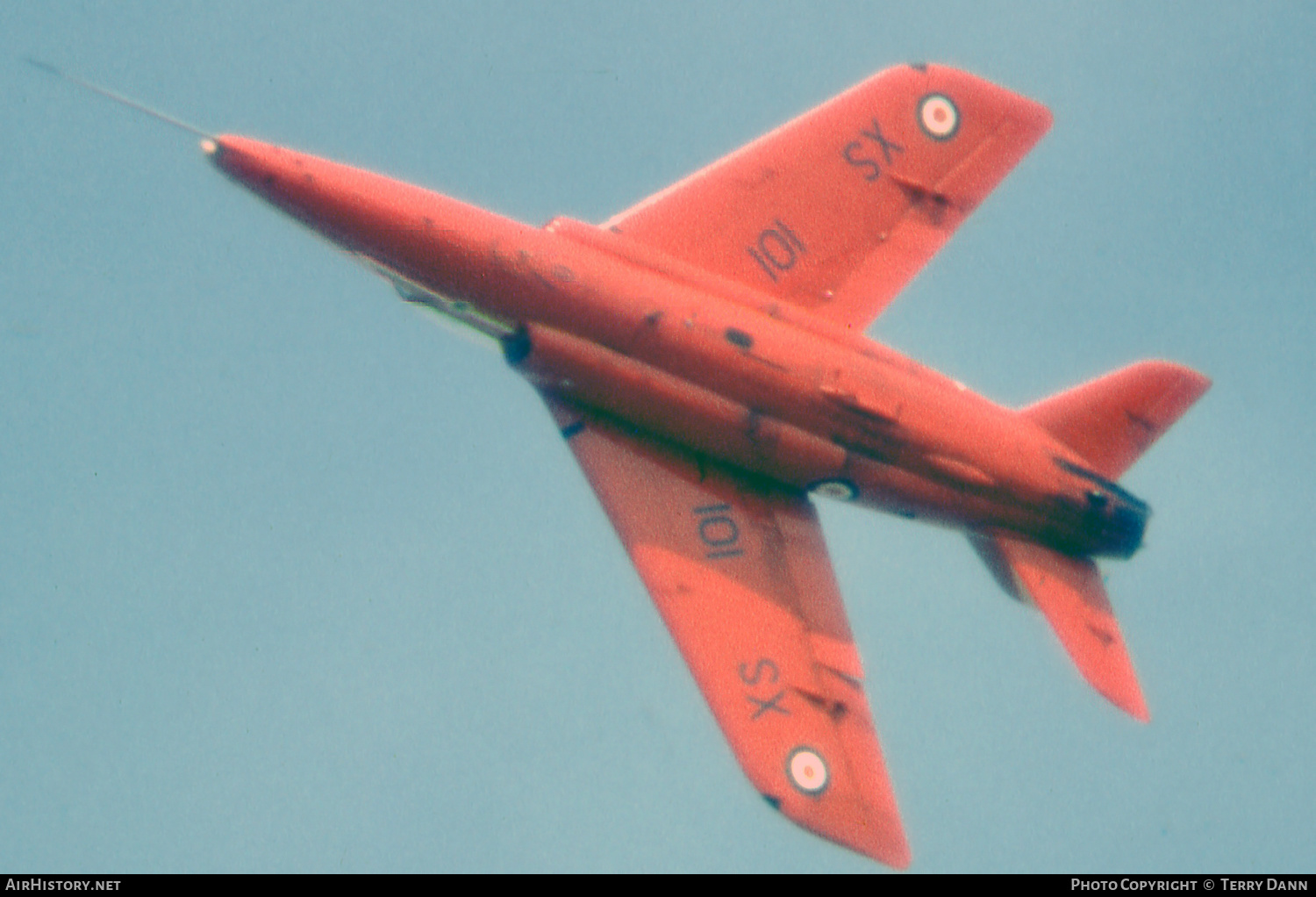 Aircraft Photo of XS101 | Hawker Siddeley Gnat T1 | UK - Air Force | AirHistory.net #547598