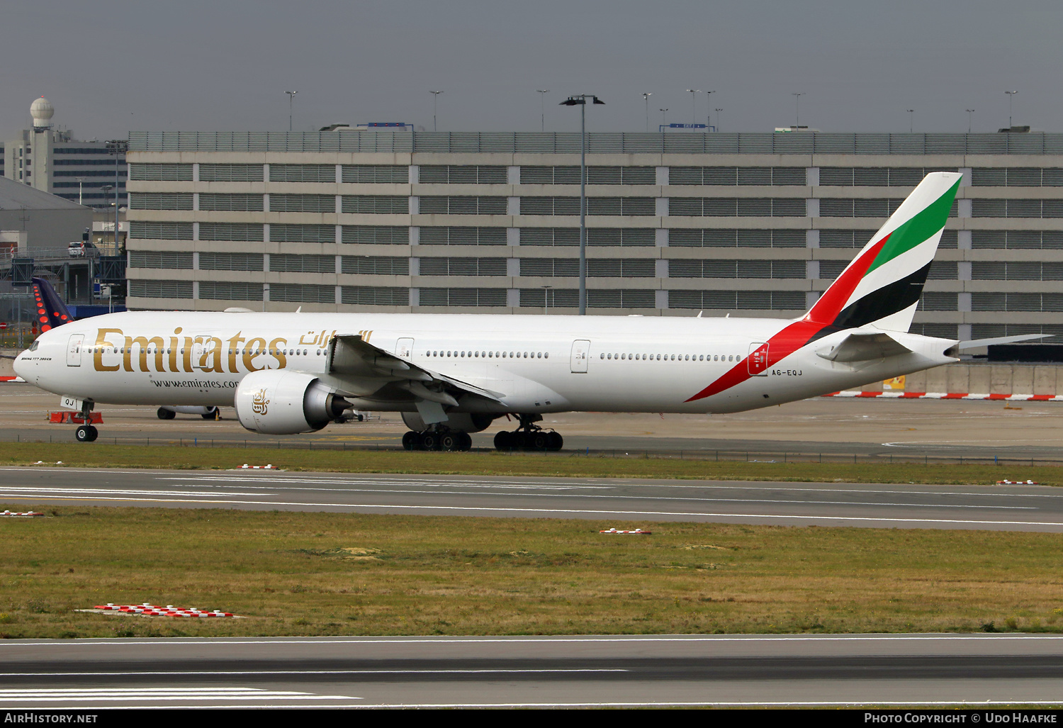 Aircraft Photo of A6-EQJ | Boeing 777-300/ER | Emirates | AirHistory.net #547661