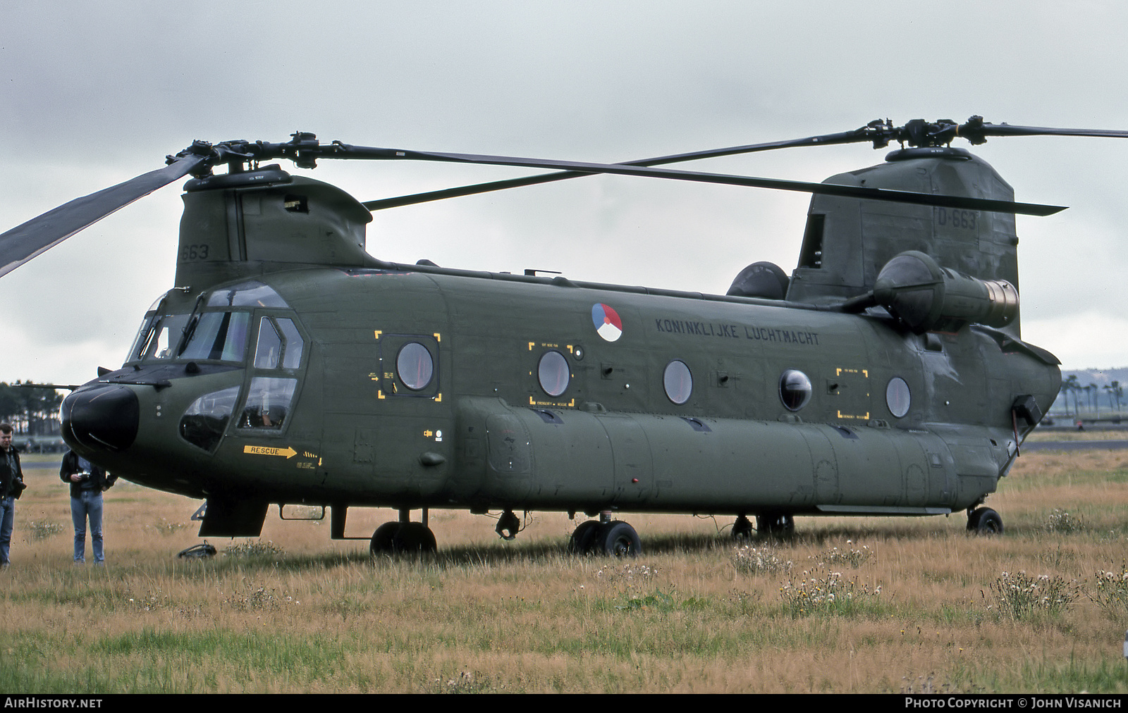 Aircraft Photo of D-663 | Boeing CH-47D Chinook (414) | Netherlands - Air Force | AirHistory.net #547677