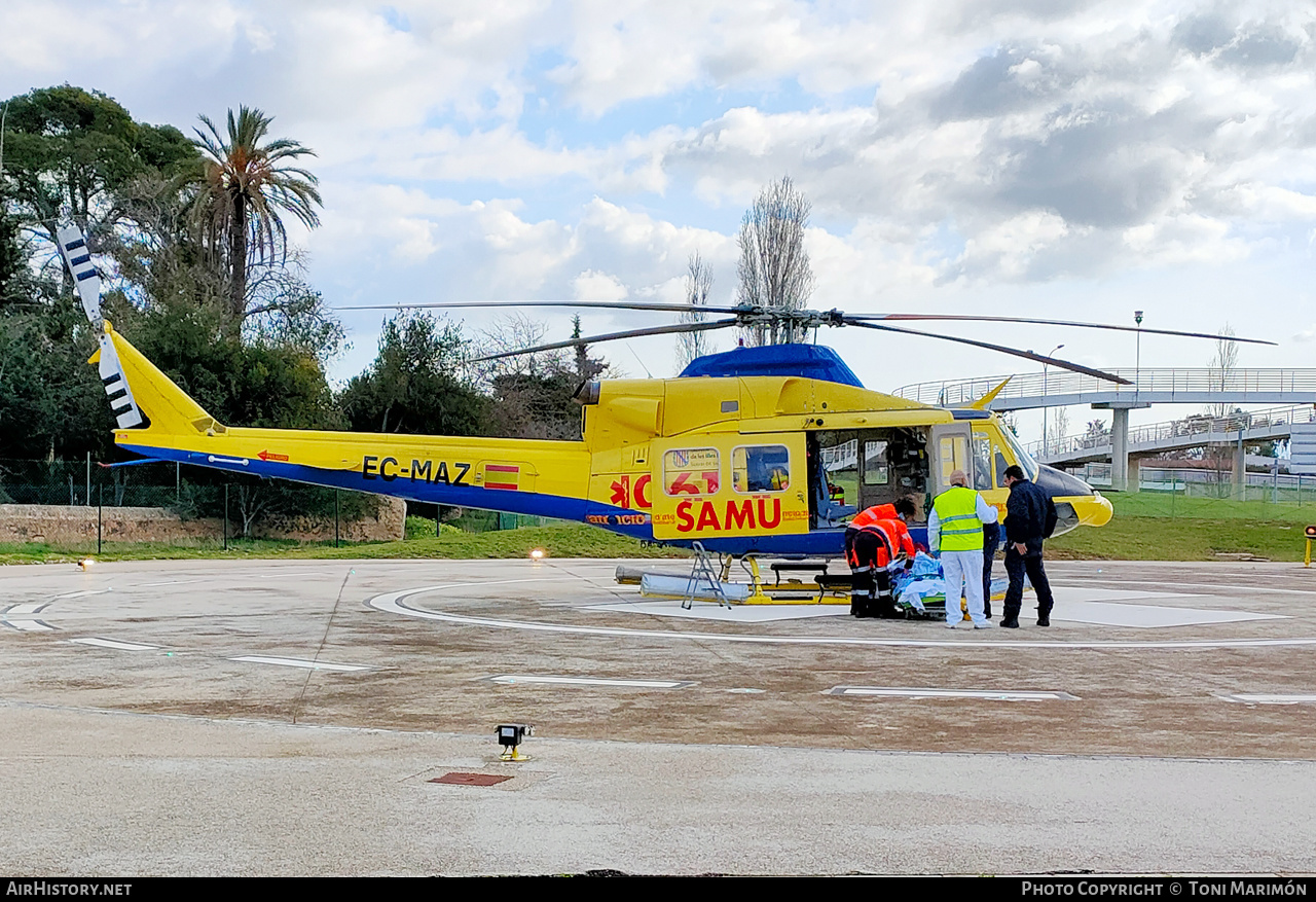Aircraft Photo of EC-MAZ | Bell 412EP | SAMU - Servicios de Asistencia Médica de Urgencias | AirHistory.net #547695