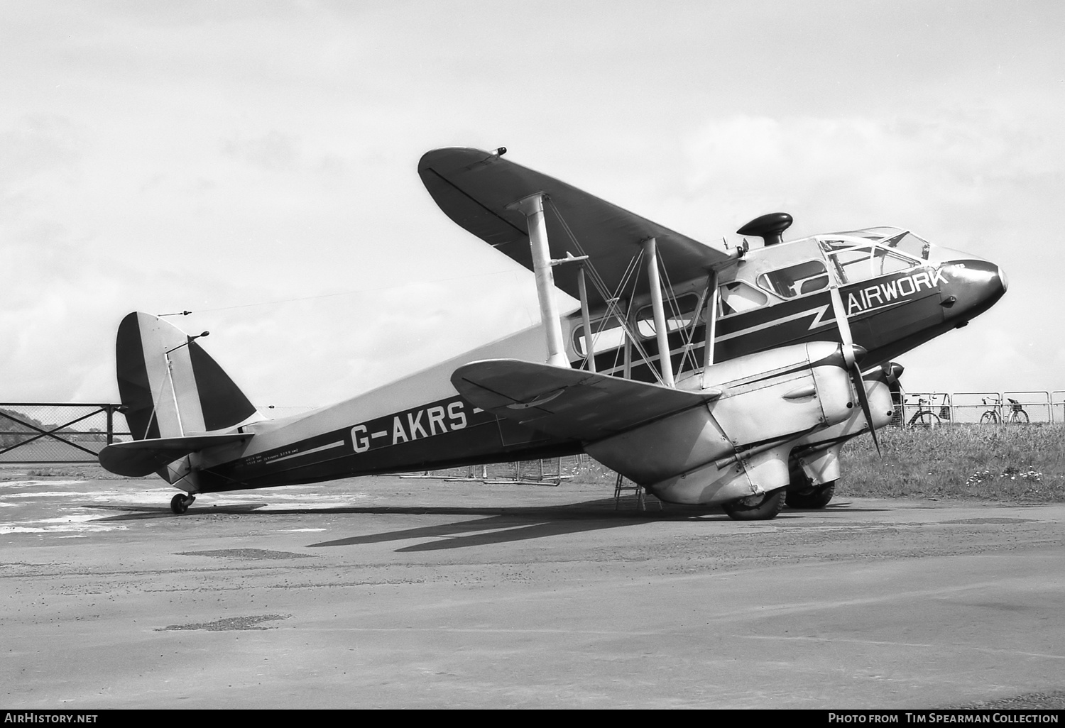 Aircraft Photo of G-AKRS | De Havilland D.H. 89A Dragon Rapide | Airwork | AirHistory.net #547698