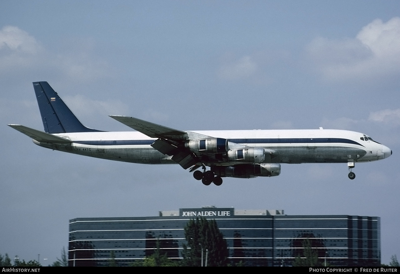 Aircraft Photo of YV-447C | Douglas DC-8-54CF Jet Trader | Agro Air | AirHistory.net #547701