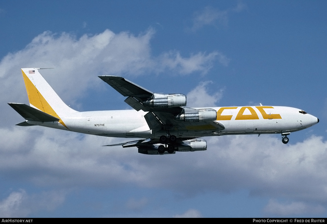 Aircraft Photo of N707HE | Boeing 707-330C | Challenge Air Cargo - CAC | AirHistory.net #547710