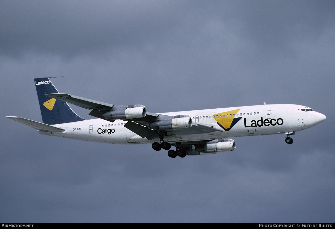 Aircraft Photo of CC-CYA | Boeing 707-327C | Ladeco Cargo | AirHistory.net #547713