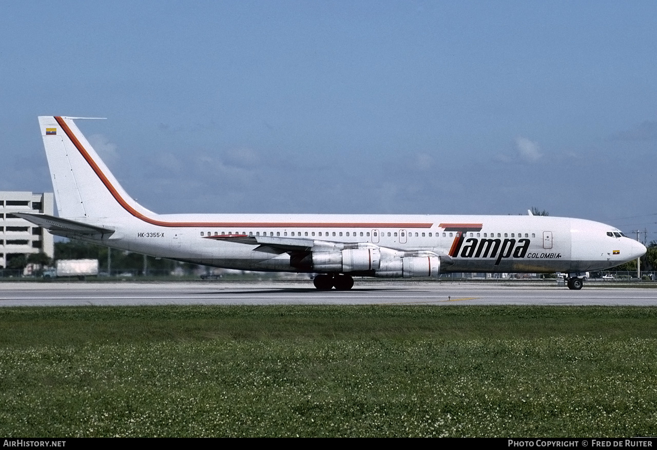 Aircraft Photo of HK-3355X | Boeing 707-324C | TAMPA - Transportes Aéreos Mercantiles Panamericanos | AirHistory.net #547725