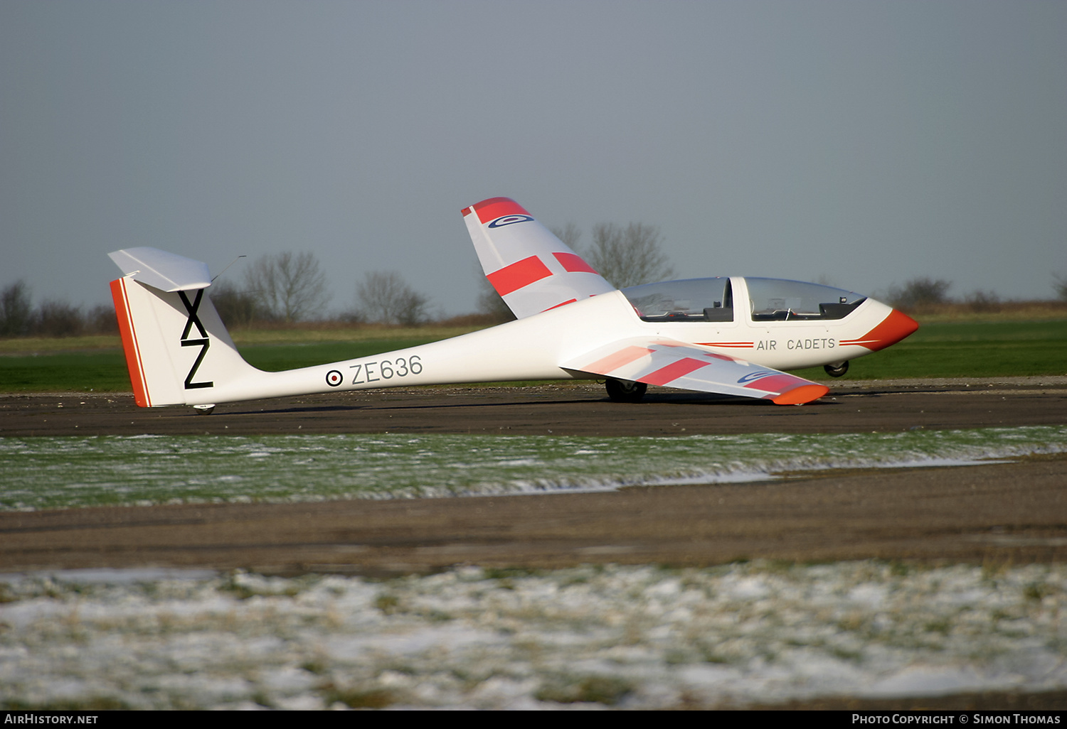 Aircraft Photo of ZE636 | Grob G-103A Viking TX1 | UK - Air Force | AirHistory.net #547741