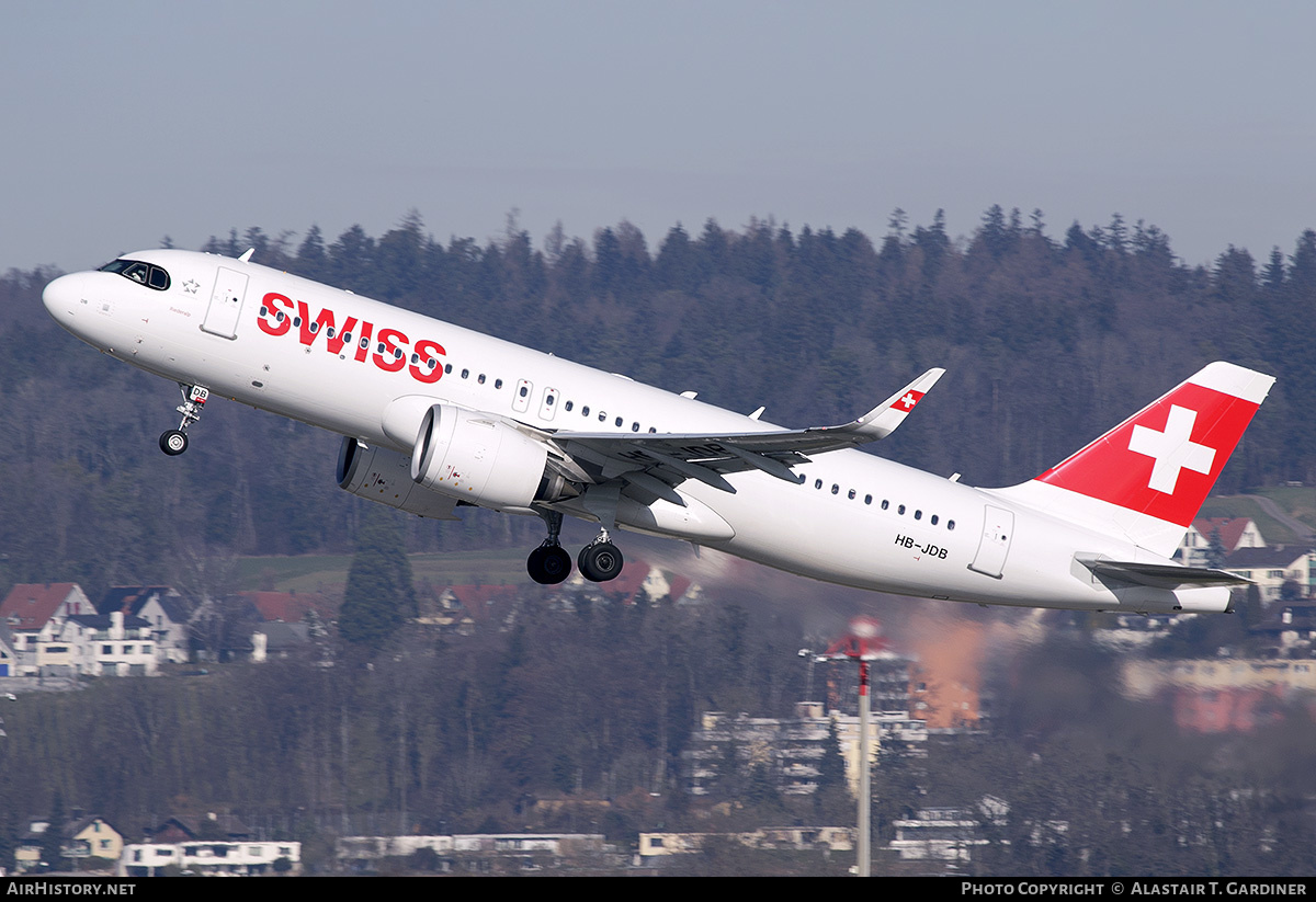 Aircraft Photo of HB-JDB | Airbus A320-271N | Swiss International Air Lines | AirHistory.net #547782