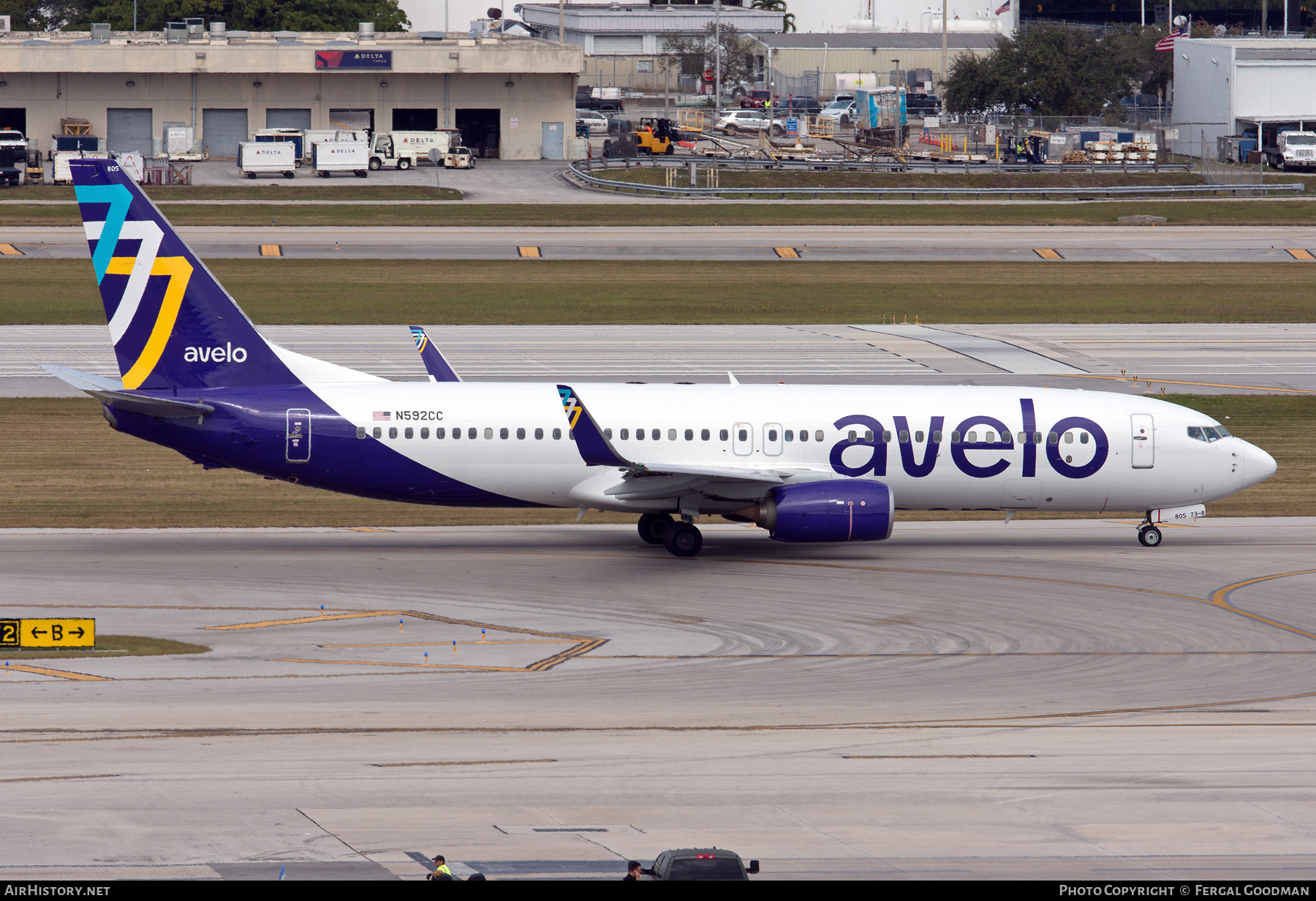 Aircraft Photo of N592CC | Boeing 737-86N | Avelo Airlines | AirHistory.net #547800