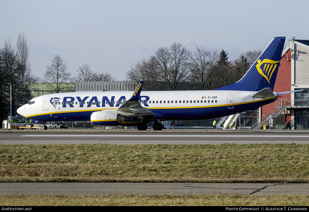 Aircraft Photo of EI-EBP | Boeing 737-8AS | Ryanair | AirHistory.net #547817