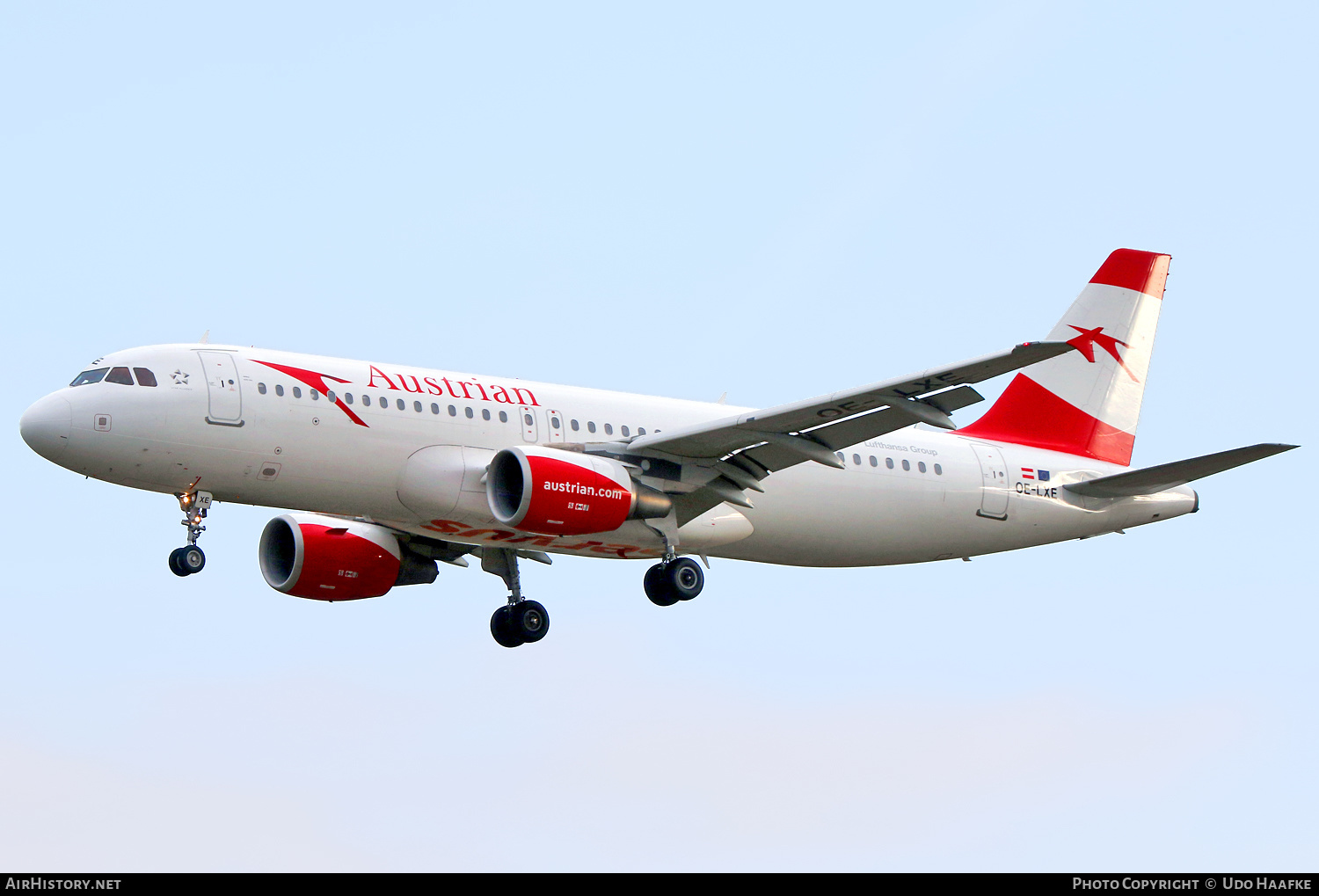 Aircraft Photo of OE-LXE | Airbus A320-216 | Austrian Airlines | AirHistory.net #547818