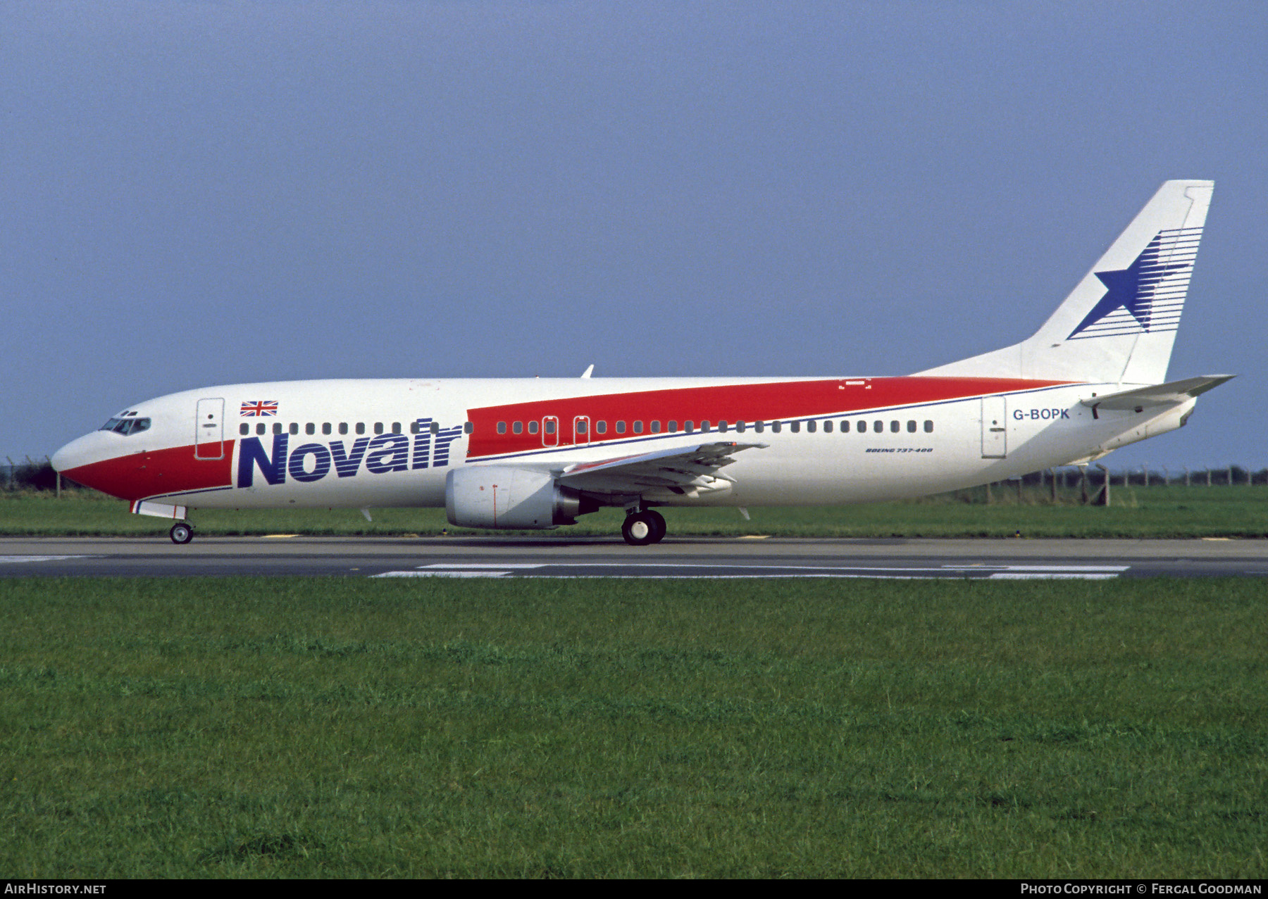 Aircraft Photo of G-BOPK | Boeing 737-46B | Novair International Airways | AirHistory.net #547819