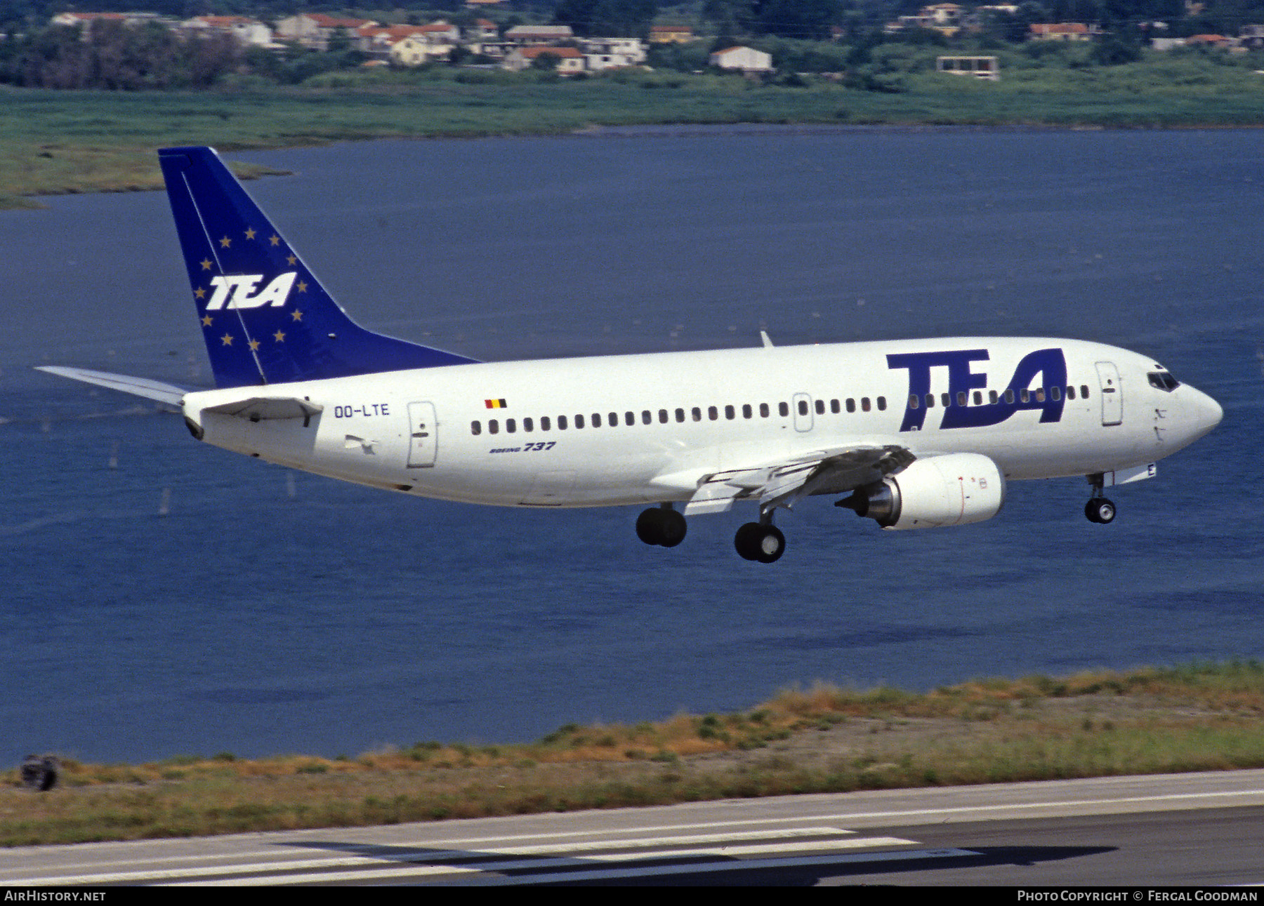 Aircraft Photo of OO-LTE | Boeing 737-3M8 | TEA - Trans European Airways | AirHistory.net #547820