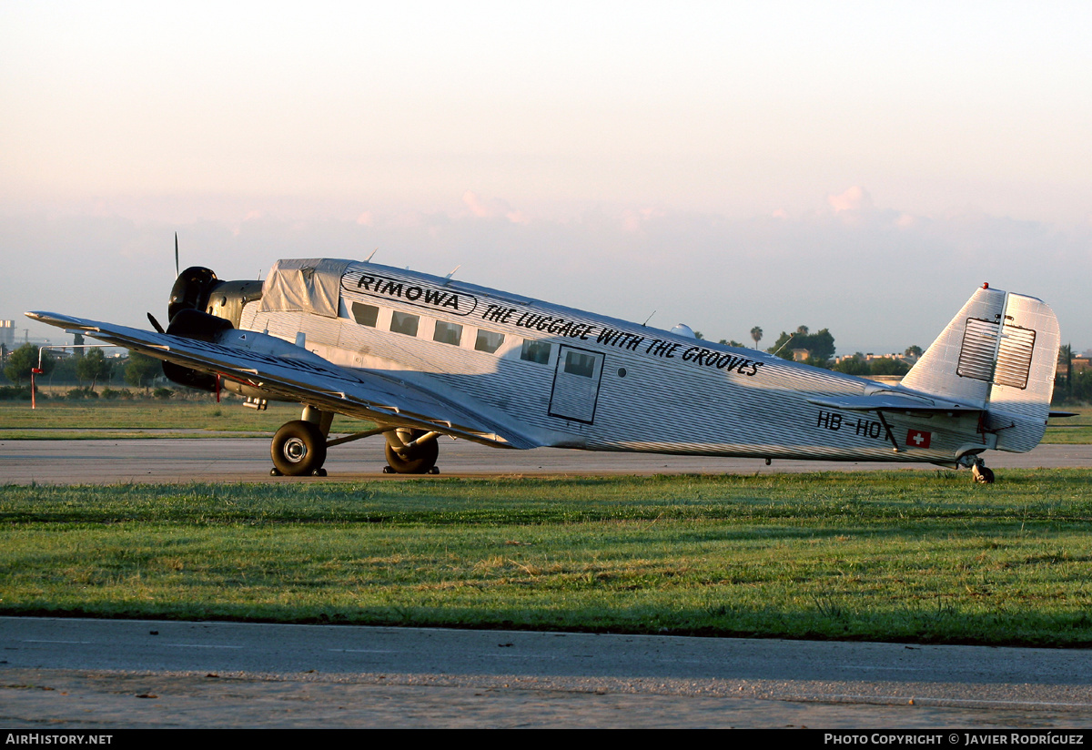 Aircraft Photo of HB-HOT | Junkers Ju 52/3m ge | Ju-Air | AirHistory.net #547847