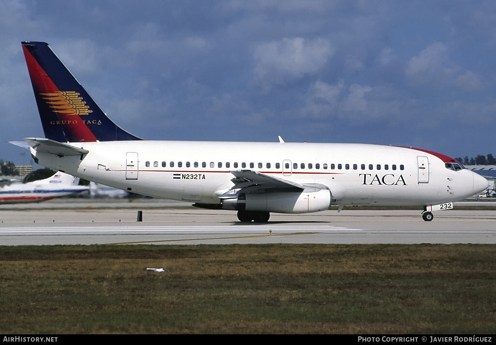 Aircraft Photo of N232TA | Boeing 737-296/Adv | TACA - Transportes Aéreos Centro Americanos | AirHistory.net #547850